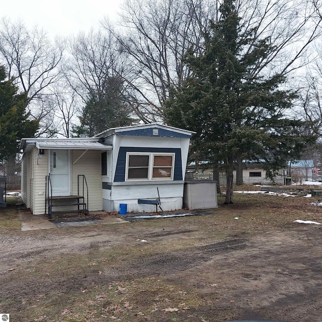 view of front of home