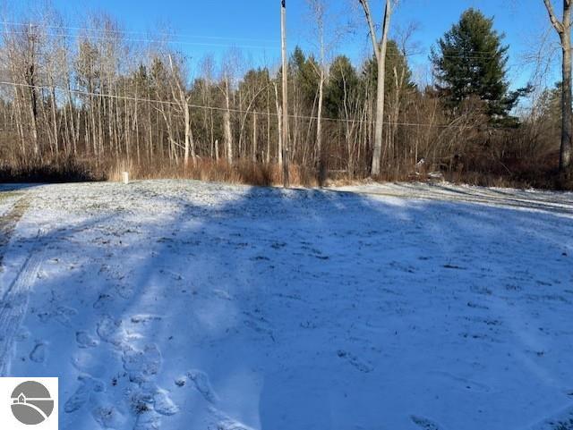 view of snowy yard