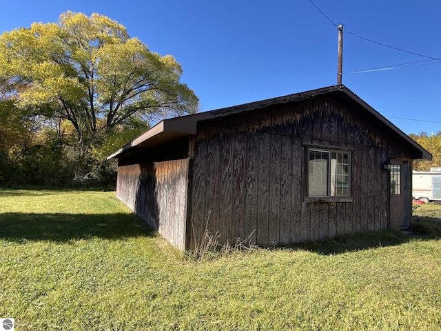 421 N Michigan Ave, Manton, MI 49663 - view of outdoor structure featuring a yard