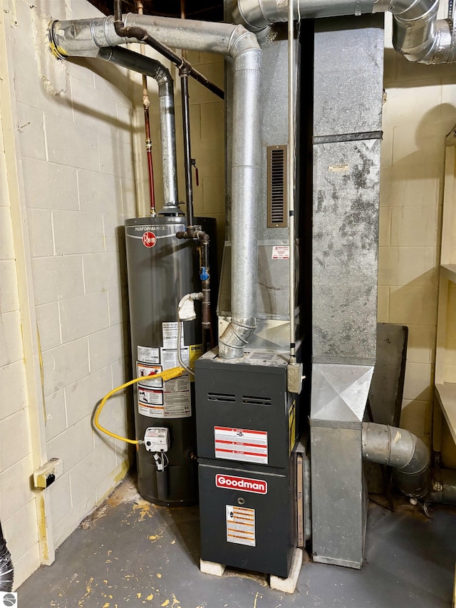 utilities with water heater