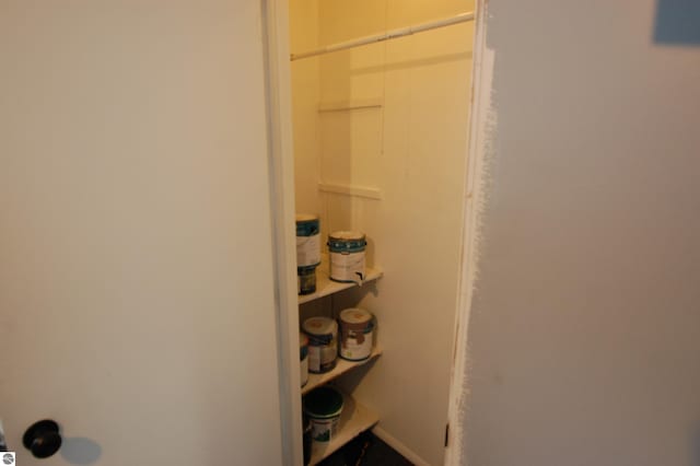 view of pantry