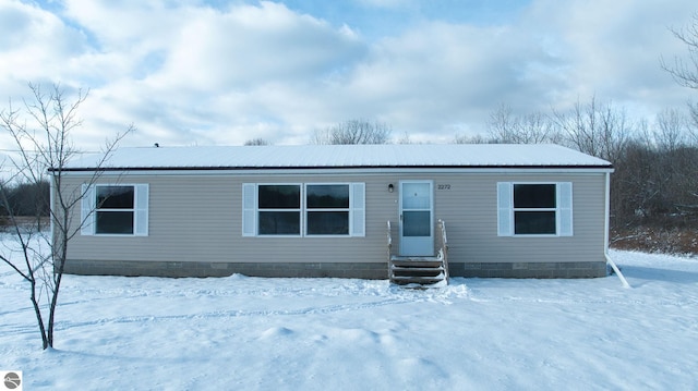 view of manufactured / mobile home