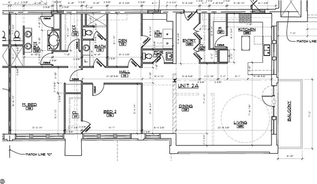 412 Webster St Unit 2A, Traverse City, MI 49686 - floor plan