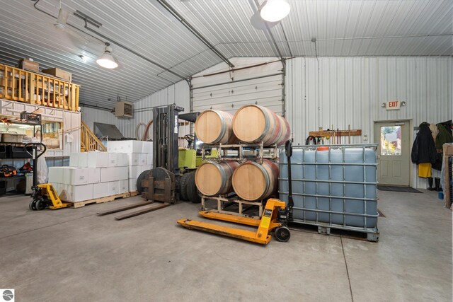 10343 E Hilltop Rd, Suttons Bay, MI 49682 - view of garage