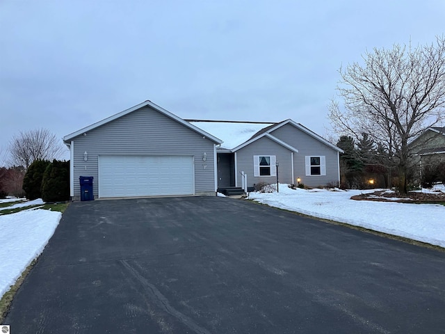 ranch-style house with a garage