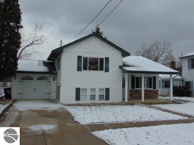 exterior space featuring a garage