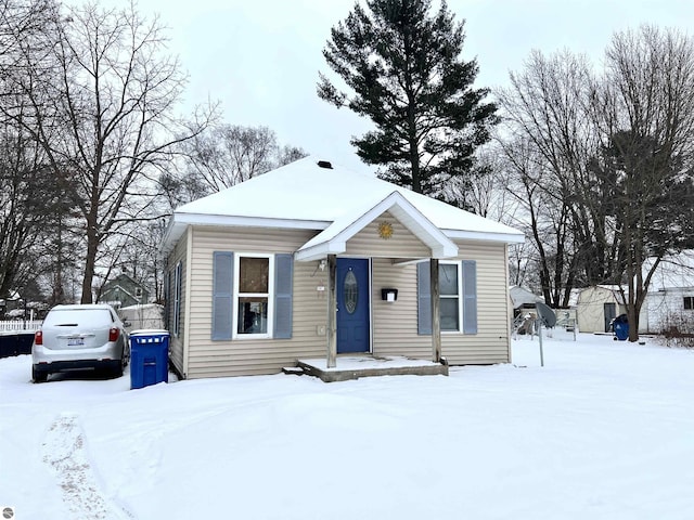 view of bungalow