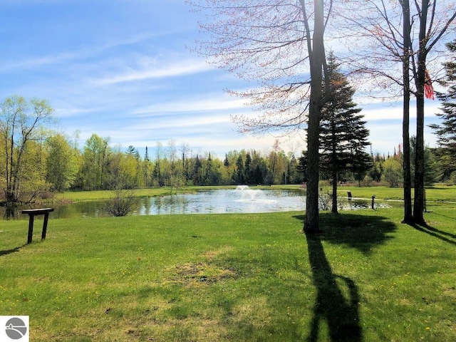 property view of water