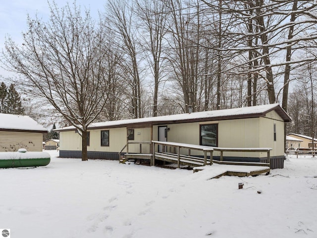 view of manufactured / mobile home