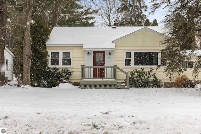 view of front of home