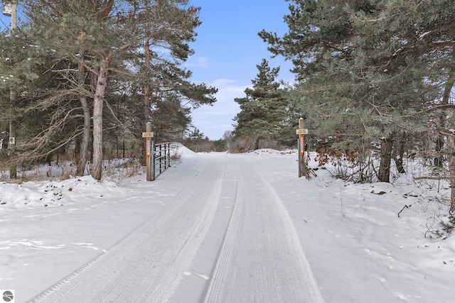 view of road