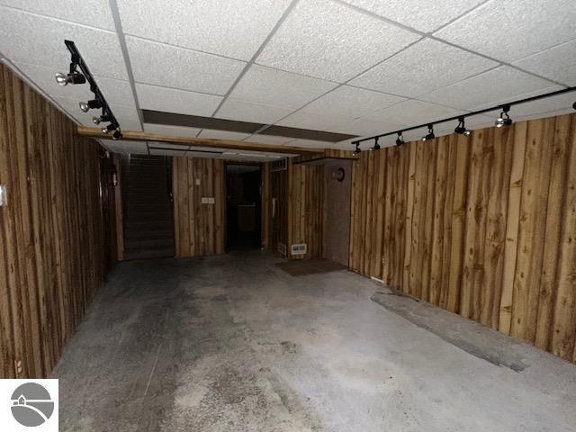 view of basement