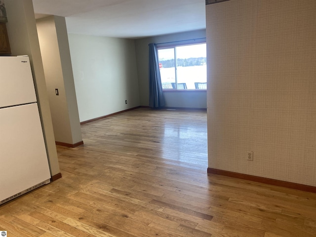 interior space with light wood-type flooring