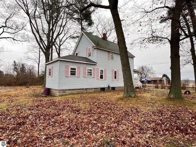 view of side of home