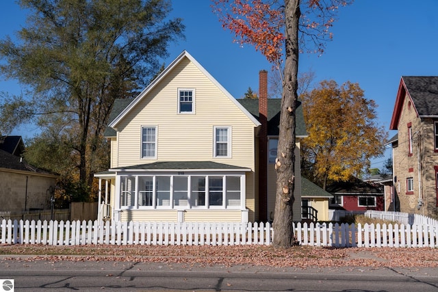 view of property