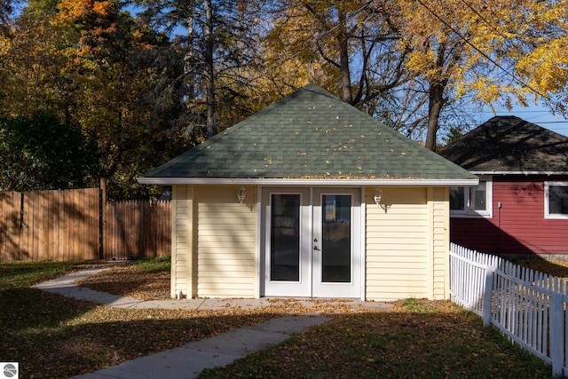 view of outbuilding