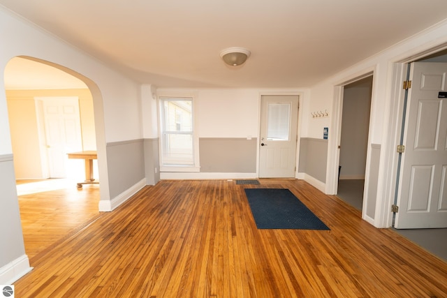 interior space featuring light hardwood / wood-style floors