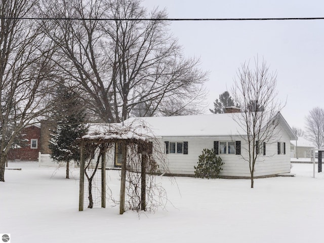 view of front of home