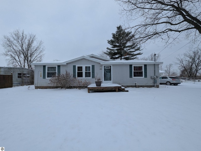 view of front of house