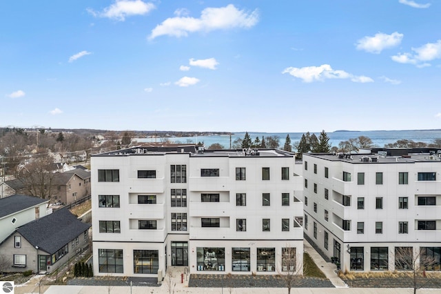 view of property featuring a water view