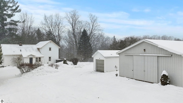 exterior space featuring an outdoor structure