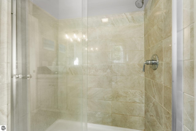 bathroom with walk in shower