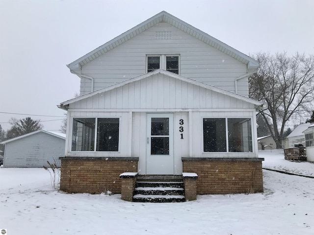 view of bungalow