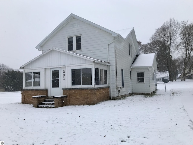 view of front of home