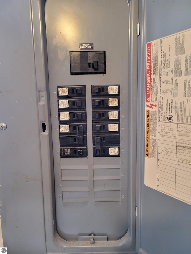 utilities with electric panel