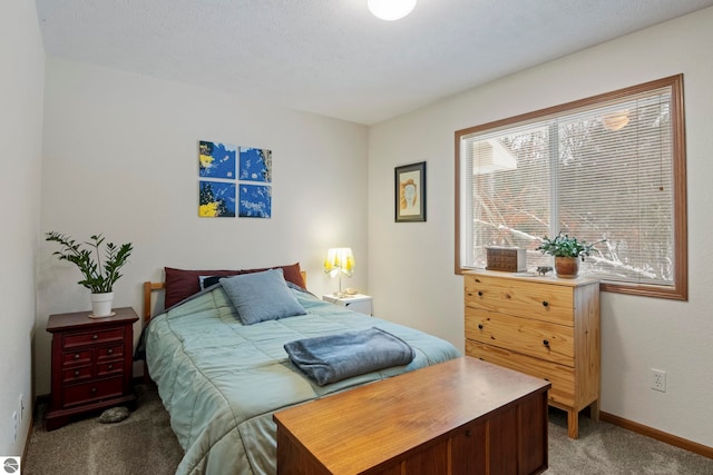 bedroom featuring carpet flooring