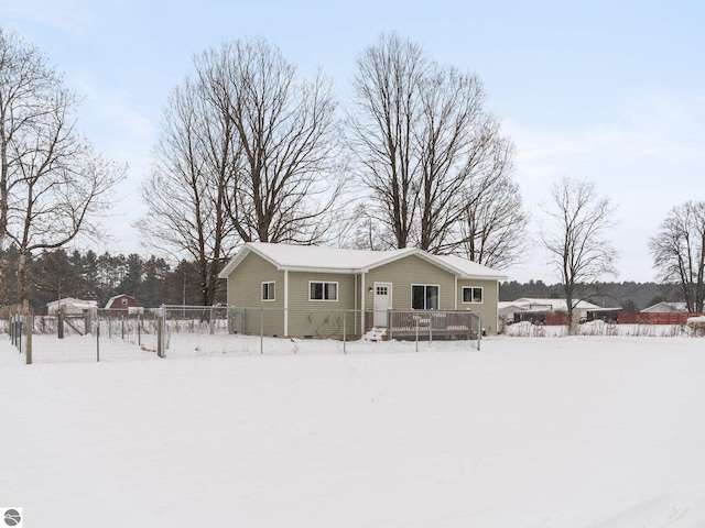 view of front of home