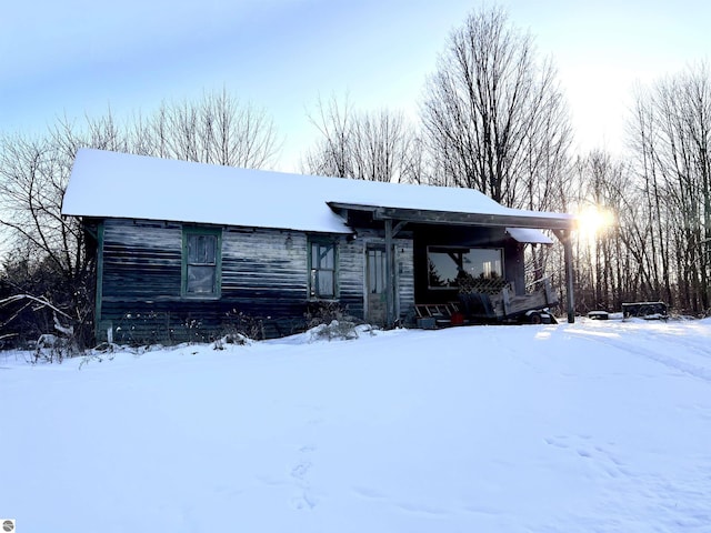 view of front of home