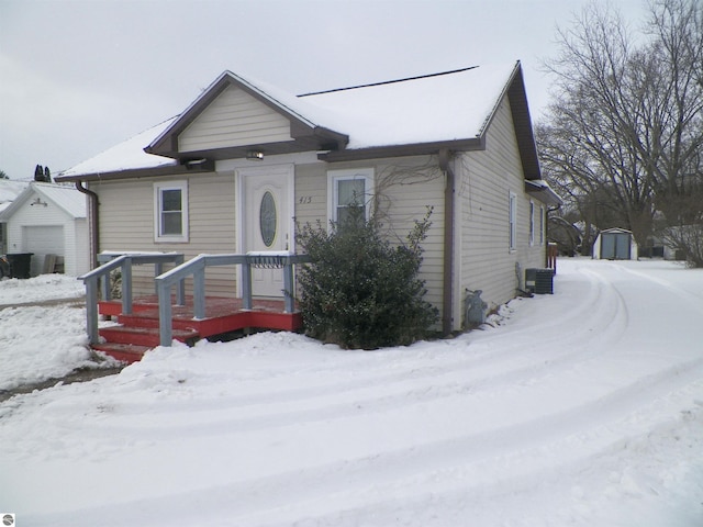 view of bungalow