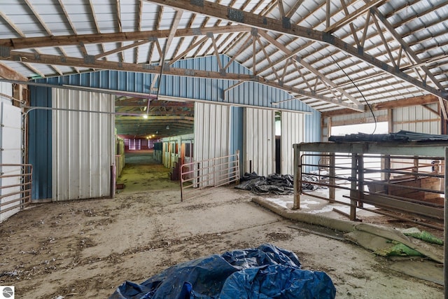 view of horse barn