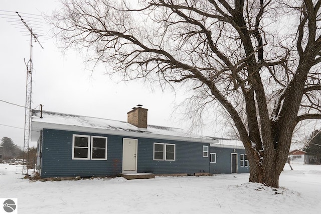 view of ranch-style home