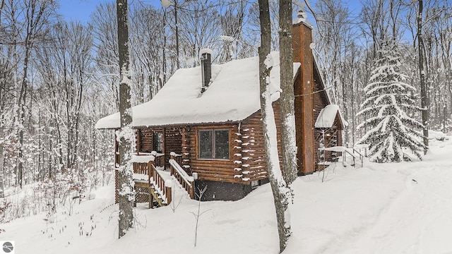 view of front of home