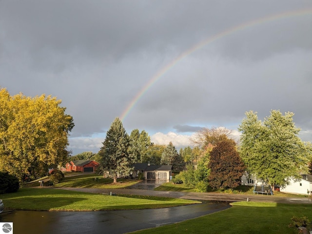 surrounding community featuring a yard