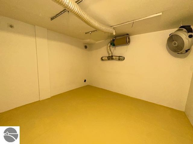 view of basement