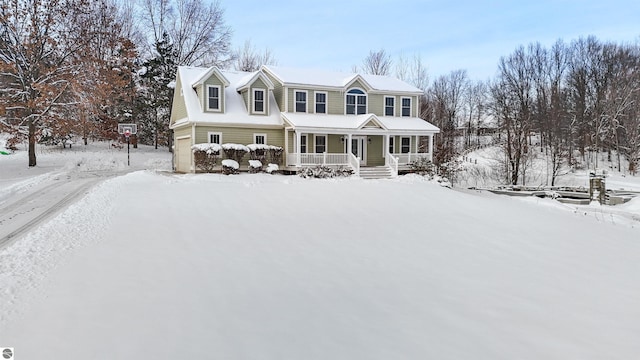 view of front of house featuring a porch