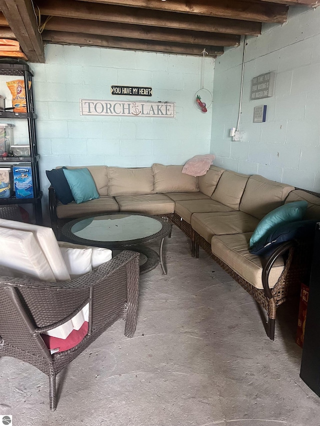 view of unfurnished living room