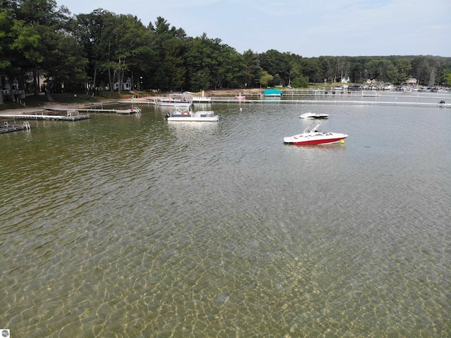 view of water feature