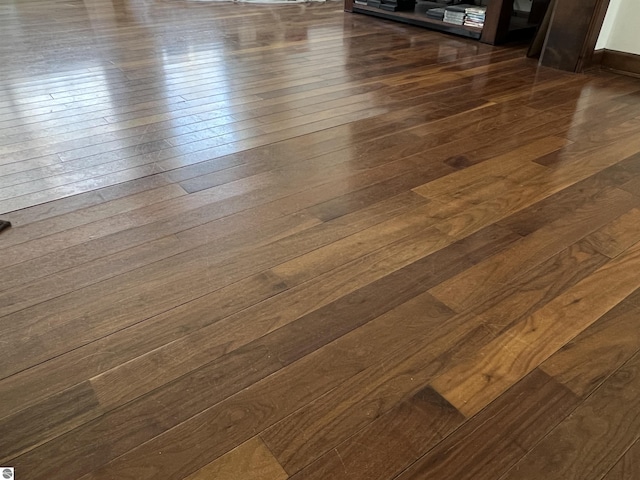 interior details with wood-type flooring