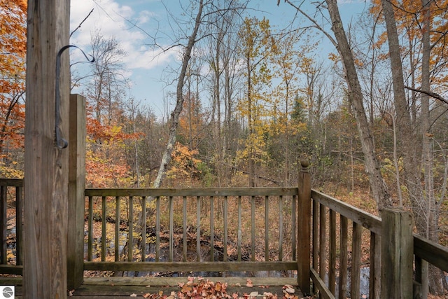 view of deck