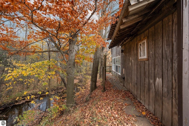 view of property exterior