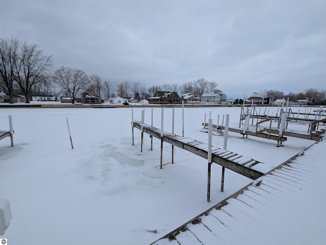 view of dock