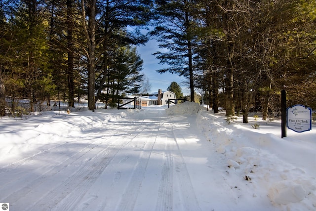 view of road