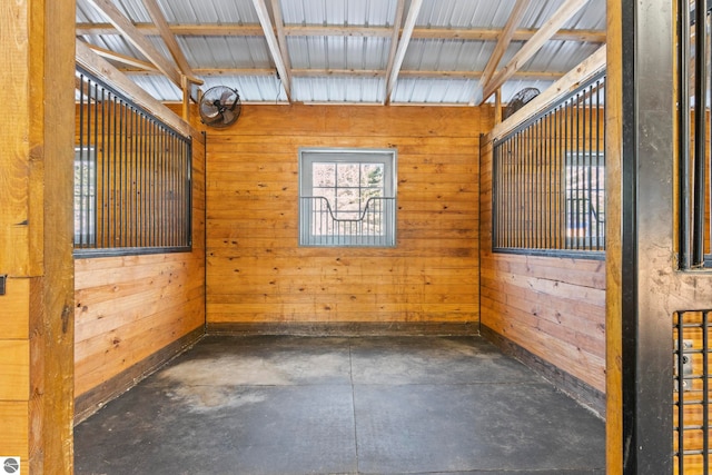 view of horse barn