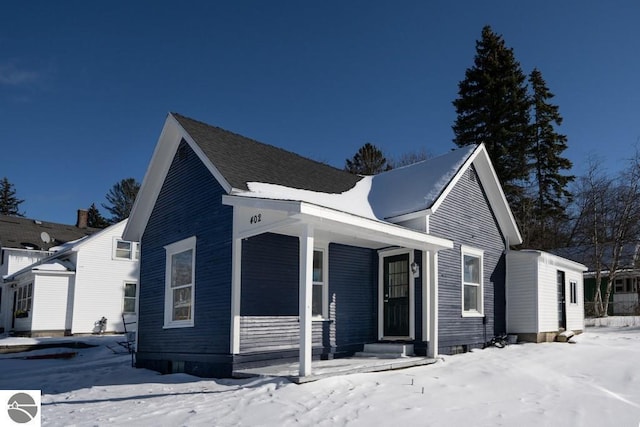 view of front of home