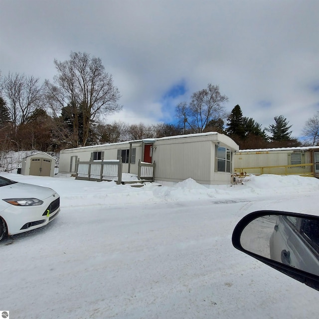 view of manufactured / mobile home