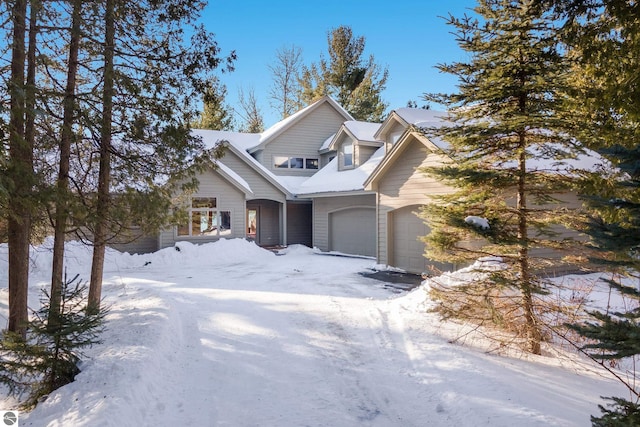 4254 S E Torch Lake Dr, Bellaire, MI 49615 - view of front of property featuring a garage